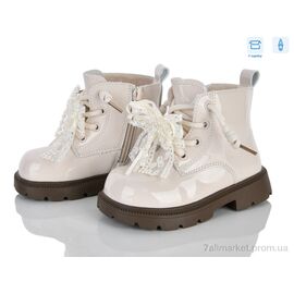 Фотография Ботинки детские удобные Весна/осень ABQ1601P beige (6 пар р.22-27) "Clibee-ShoSho" недорого оптом от прямого поставщика