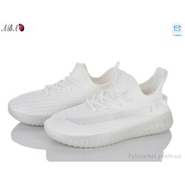 Кросівки жіночі модні Літо KB015-1 white (8 пар р.36-41) "Aba" недорого оптом від прямого постачальника