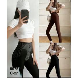 Лосини жіночі 9975 brown р.S-XL "WELL" недорого оптом від прямого постачальника