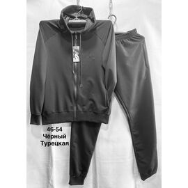 Фотография Костюм спортивный мужской MH1195 black р.46-54 "WELL" недорого оптом от прямого поставщика