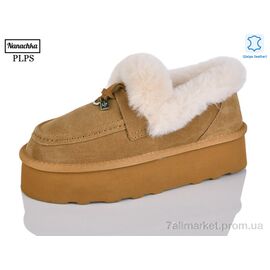 Уггі жіночі утеплені Зима 5803 camel (6 пар р.36-41) "PLPS-Nanachka" недорого оптом від прямого постачальника