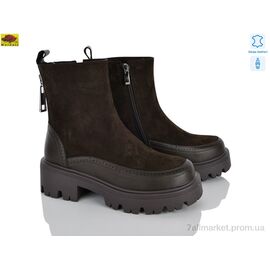 Черевики жіночі стильні Зима K1632-88 (6 пар р.36-40) "Mei De Li" недорого оптом від прямого постачальника