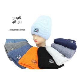 Фотография Шапка детская зимняя унисекс 3098 mix р.48-50 "Red Hat" недорого оптом от прямого поставщика