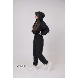 Фотография Костюм спортивный женский тёплый 25908 black р.42-48 "LOOK" недорого оптом от прямого поставщика