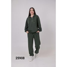 Фотография Костюм спортивный женский тёплый 25908 green р.42-48 "LOOK" недорого оптом от прямого поставщика