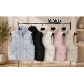 Жилетка жіноча 80003 black р.42-50 "LOOK" недорого оптом від прямого постачальника