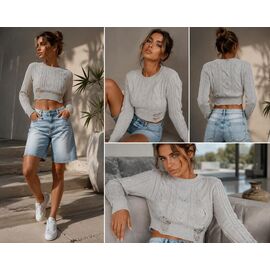 Топ жіночий 098 l.grey р.42-46 "BONJOUR" недорого оптом від прямого постачальника