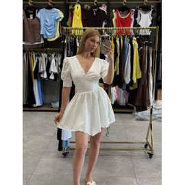 Сукня літня жіноча 1779 white р.42-46 "BONJOUR" недорого оптом від прямого постачальника