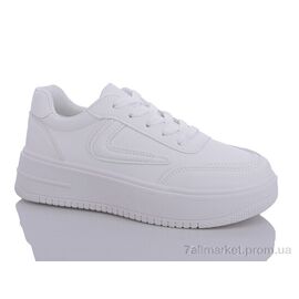 Кросівки жіночі модні Весна/осінь L996-4 white (8 пар р.36-41) "L.B." недорого оптом від прямого постачальника