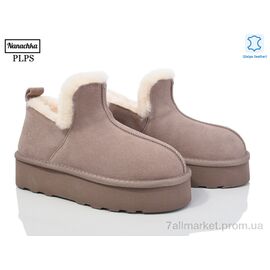 Уггі жіночі утеплені Зима 5804 khaki (6 пар р.36-41) "PLPS-Nanachka" недорого оптом від прямого постачальника