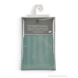 Постільна білизна  22129 (99203) green Простирадло на резинці (180x200+25) (1 шт. р.сіткаOne size) "Obuvok" недорого оптом від прямого постачальника