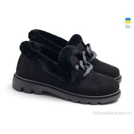 Туфлі жіночі стильні Зима TJ103-1 чорний (8 пар р.37-41) "Rai shoes" недорого оптом від прямого постачальника