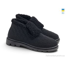 Фотография Ботинки женские стильные зима TJ207-2 чорний (8 пар р.37-41) "Rai shoes" недорого оптом от прямого поставщика