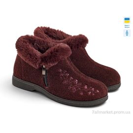 Фотография Бурки женские зима 2202 бордовий (8 пар р.37-41) "Rai shoes" недорого оптом от прямого поставщика