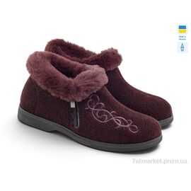 Фотография Бурки женские зима 2203 бордовий (8 пар р.37-41) "Rai shoes" недорого оптом от прямого поставщика