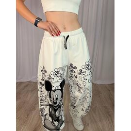 Фотография Штаны спортивные женские M99 white р.42-46 "BONJOUR" недорого оптом от прямого поставщика