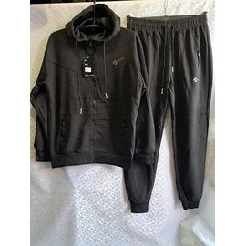 Фотография Костюм спортивный мужской 2076 black р.M-3XL "ZERO" недорого оптом от прямого поставщика