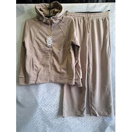 Фотография Костюм спортивный женский тёплый 2095 beige р.S-2XL "ZERO" недорого оптом от прямого поставщика
