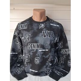 Светр чоловічий 2034 black р.2XL-6XL "RING" недорого оптом від прямого постачальника