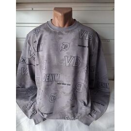 Светр чоловічий 2035 grey р.2XL-6XL "RING" недорого оптом від прямого постачальника