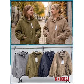 Фотография Куртка женская демисезонная KX16023 black р.M-XL "Dorimodes" недорого оптом от прямого поставщика
