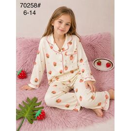 Фотография Пижама детская на девочку 70258 milk р.6-14 "Fili kids" недорого оптом от прямого поставщика