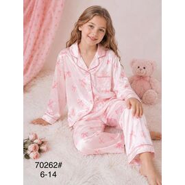 Фотография Пижама детская на девочку 70262 pink р.6-14 "Fili kids" недорого оптом от прямого поставщика