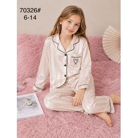 Фотография Пижама детская на девочку 70326 beige р.6-14 "Fili kids" недорого оптом от прямого поставщика