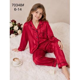 Фотография Пижама детская на девочку 70348 red р.6-14 "Fili kids" недорого оптом от прямого поставщика