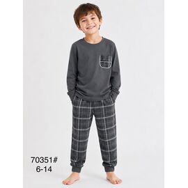 Фотография Пижама детская на мальчика 70351 grey р.6-14 "Fili kids" недорого оптом от прямого поставщика