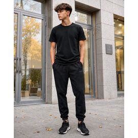 Фотография Штаны детские спортивные на мальчика FK1894 black р.13-17 "Fili kids" недорого оптом от прямого поставщика