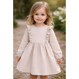 Фотография Платье детское на девочку FK1897 beige р.104-128 "Fili kids" недорого оптом от прямого поставщика