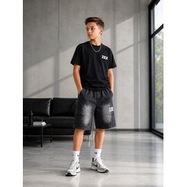Фотография Шорты детские на мальчика FK1904 d.grey р.7-15 "Fili kids" недорого оптом от прямого поставщика
