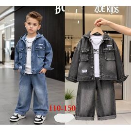 Фотография Костюм детский на мальчика FK1906 l.blue р.110-150 "Fili kids" недорого оптом от прямого поставщика