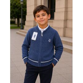 Фотография Кофта детская на мальчика FK1918 blue р.6-9 "Fili kids" недорого оптом от прямого поставщика