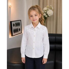 Фотография Блузка детская на девочку FK1927 white р.6-9 "Fili kids" недорого оптом от прямого поставщика