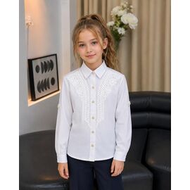Фотография Блузка детская на девочку FK1931 white р.6-9 "Fili kids" недорого оптом от прямого поставщика