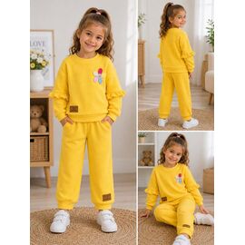 Фотография Костюм детский спортивный на девочку FK1946 yellow р.3-6 "Fili kids" недорого оптом от прямого поставщика
