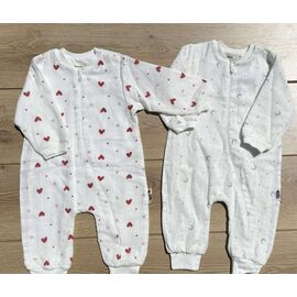 Фотография Комбинезон детский на девочку 1261 white-red р.68-86 "Emir kids" недорого оптом от прямого поставщика