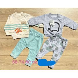 Костюм дитячий на хлопчика 1265 l.blue р.68-80 "Emir kids" недорого оптом від прямого постачальника