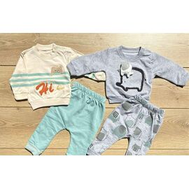 Костюм дитячий на хлопчика 1266 grey р.68-80 "Emir kids" недорого оптом від прямого постачальника