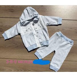 Костюм дитячий на хлопчика 1268 l.blue р.0.3-0.9 "Emir kids" недорого оптом від прямого постачальника