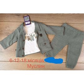 Костюм дитячий на дівчинку 1270 green р.0.6-1.6 "Emir kids" недорого оптом від прямого постачальника
