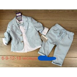 Костюм дитячий на хлопчика 1272 l.blue р.0.6-1.6 "Emir kids" недорого оптом від прямого постачальника