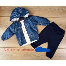 Костюм дитячий на хлопчика 1273 navy р.0.6-1.6 "Emir kids" недорого оптом від прямого постачальника
