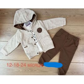 Костюм дитячий на хлопчика 1276 brown р.1-2 "Emir kids" недорого оптом від прямого постачальника