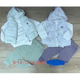 Костюм дитячий на дівчинку 1279 grey р.0.9-1.3 "Emir kids" недорого оптом від прямого постачальника