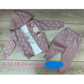 Костюм дитячий на дівчинку 1283 brown р.0.9-2 "Emir kids" недорого оптом від прямого постачальника