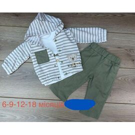 Костюм дитячий на хлопчика 1292 green р.0.6-1.6 "Emir kids" недорого оптом від прямого постачальника