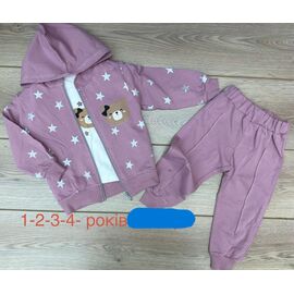 Костюм дитячий на дівчинку 1296 powder р.1-4 "Emir kids" недорого оптом від прямого постачальника